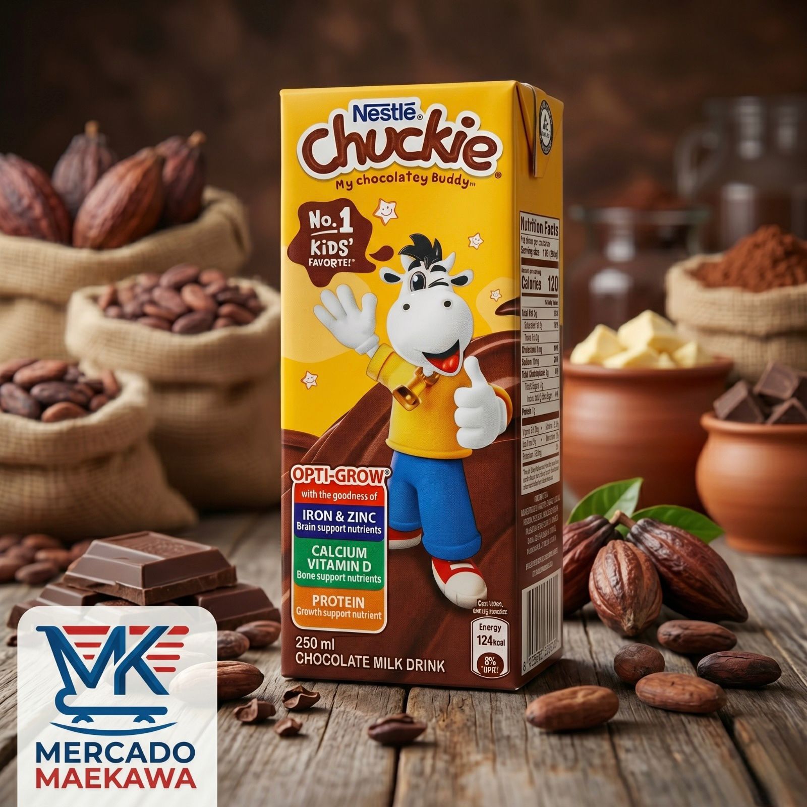 Achocolatado Nestlé Chuckie 250ml — Sabor e Energia para os Pequenos