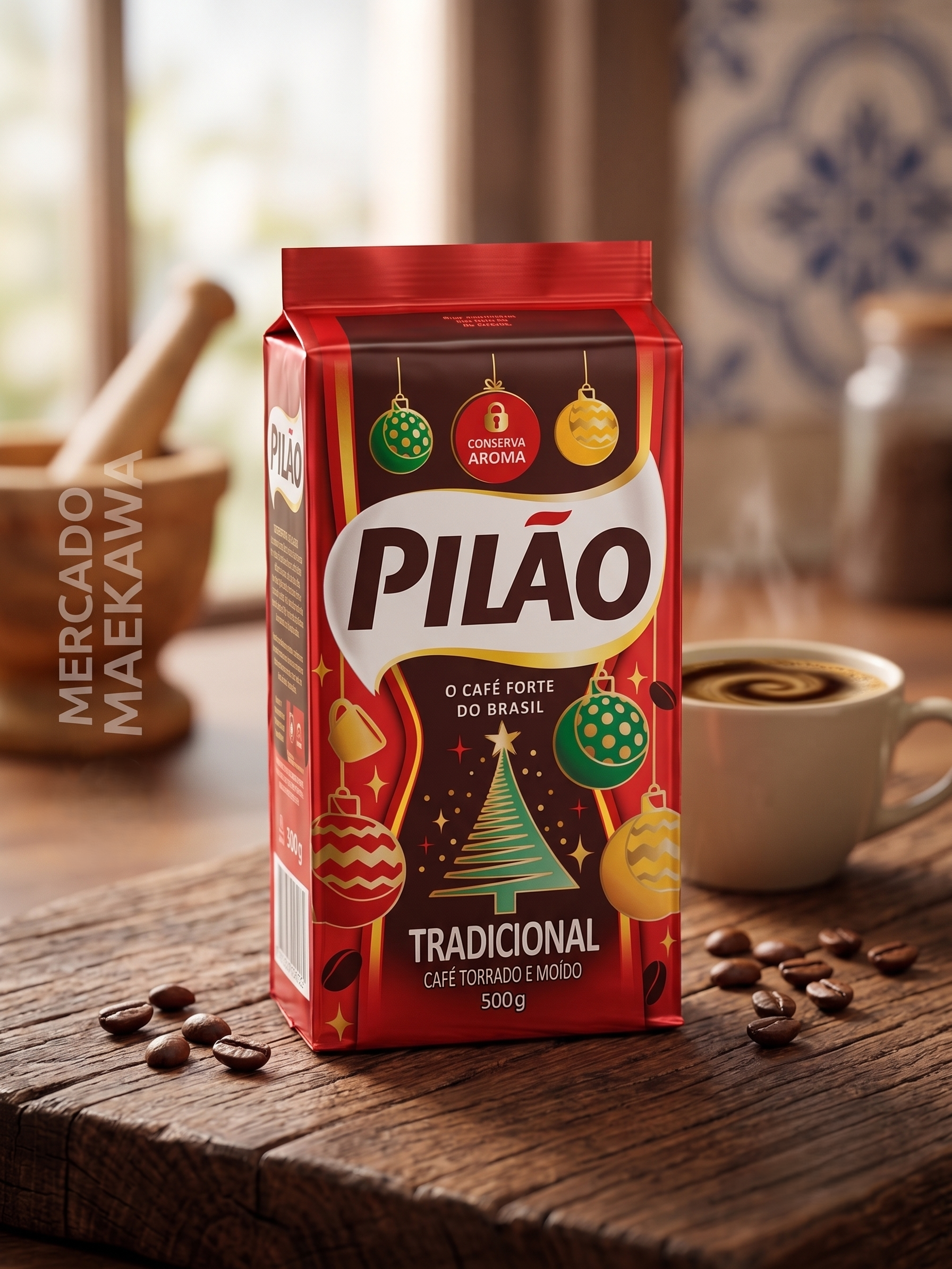 Café Pilão Tradicional – O Café Forte do Brasil (500g)