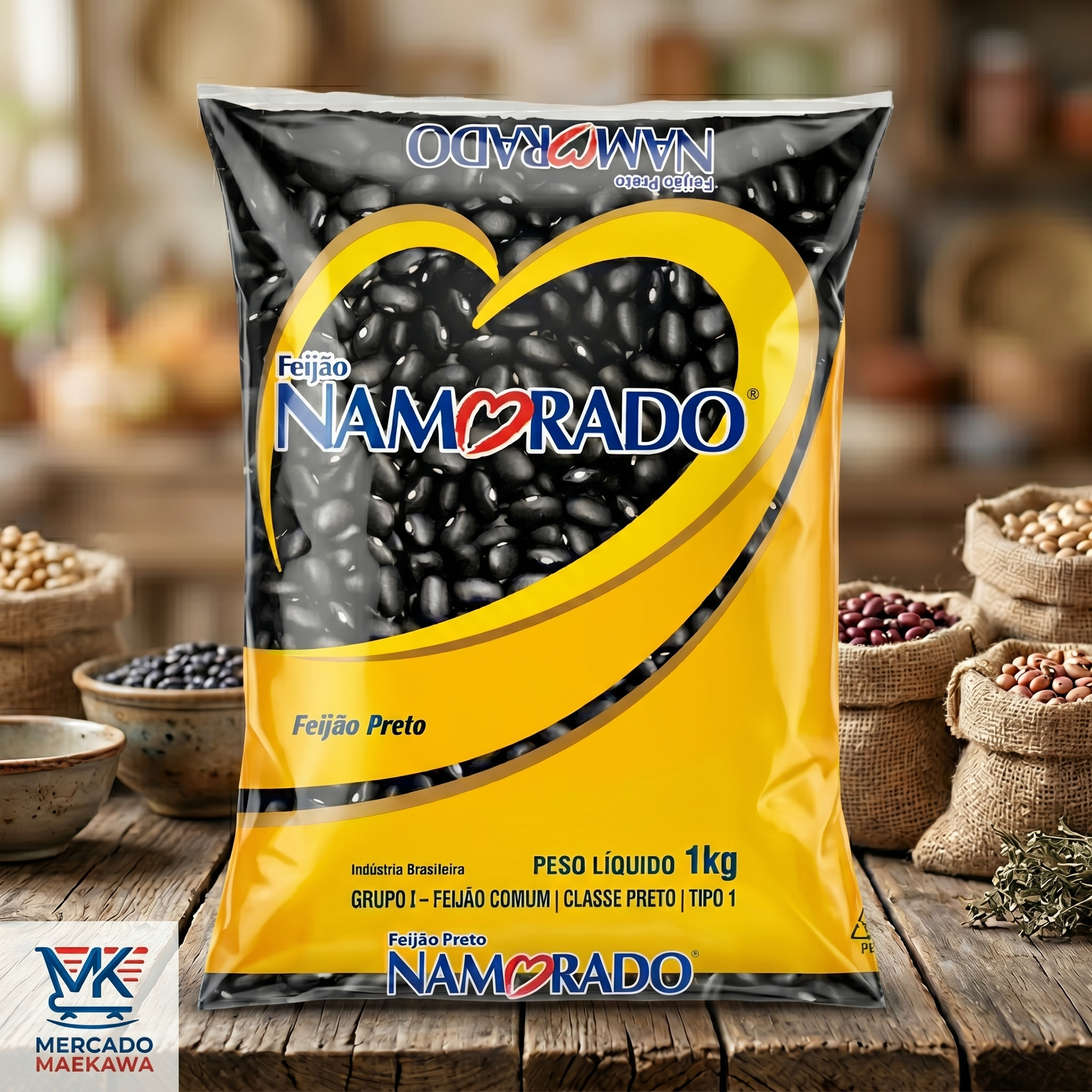 Feijão Preto Namorado (1kg)