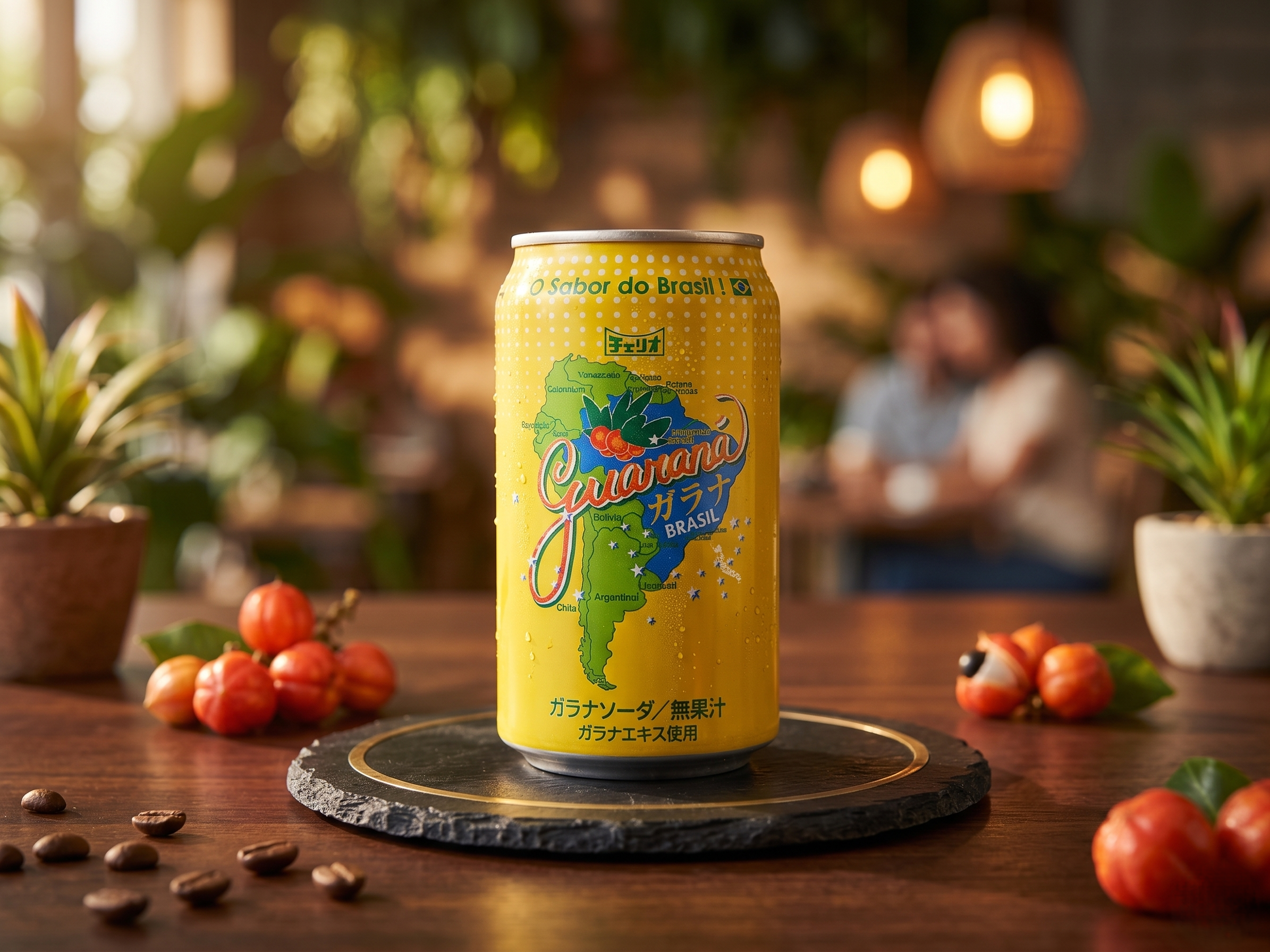 Guaraná Brasil "Amarelinho" Lata 350ml — Tradição e Refrescância