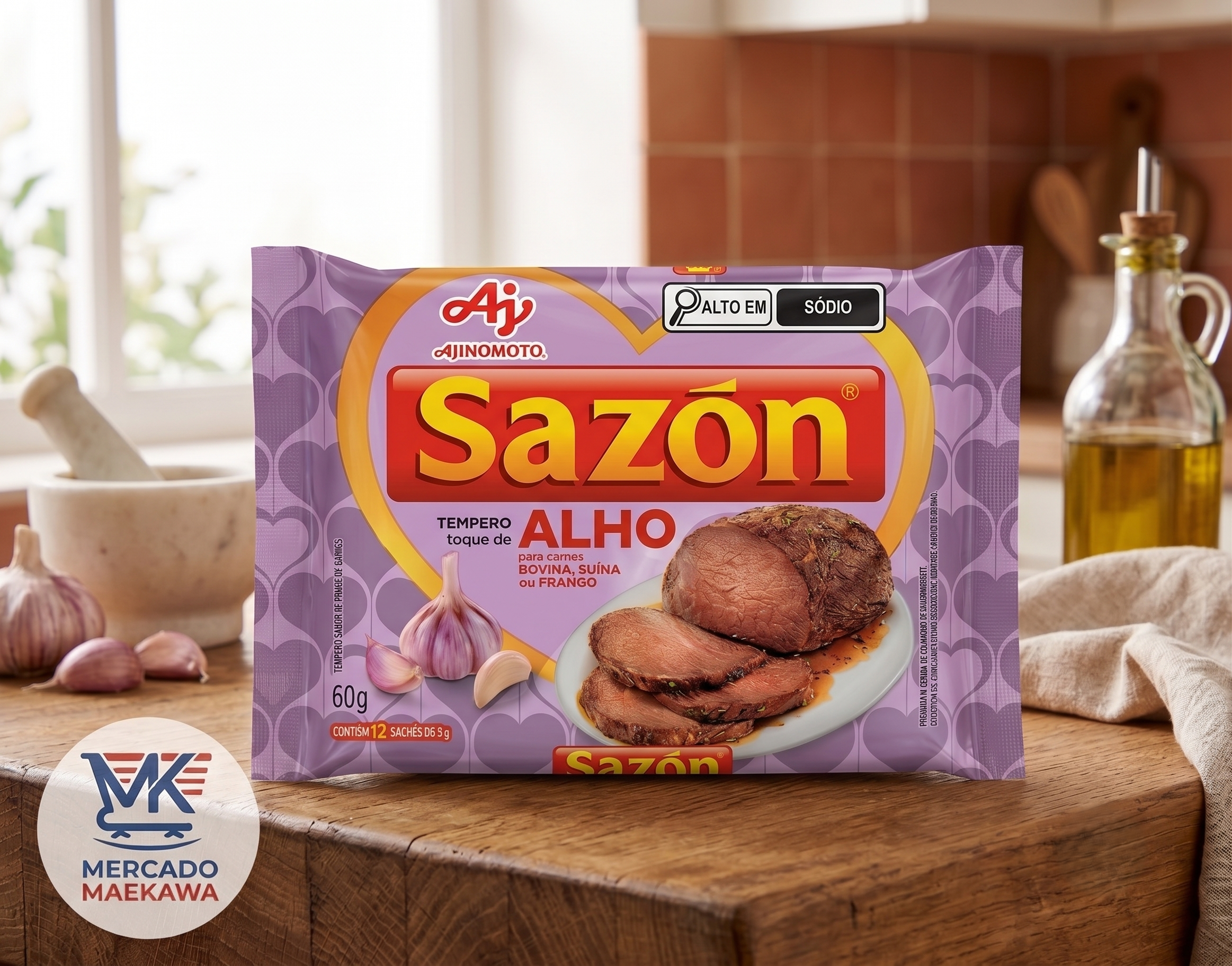 Temperos Sazón - Versões Individuais (Escolha o Sabor)