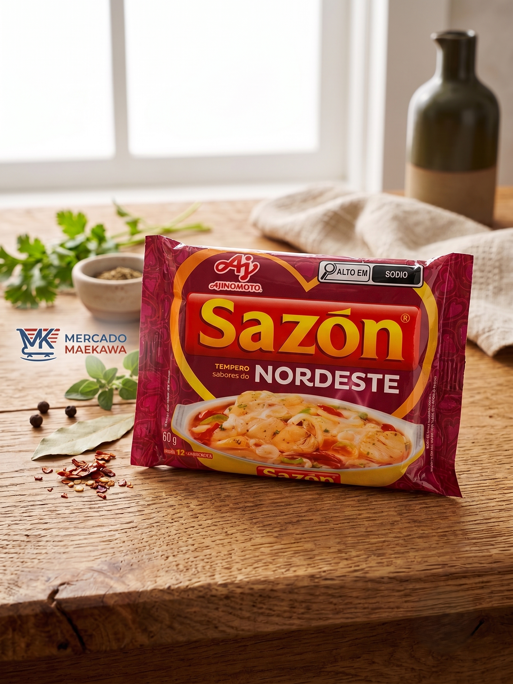 Temperos Sazón - Versões Individuais (Escolha o Sabor)